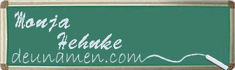 Monja Hehnke Visitenkarte